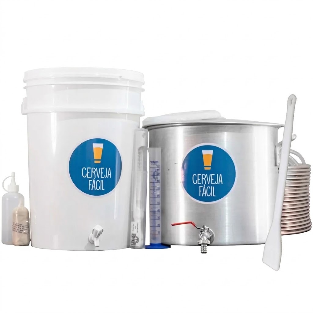 Kit Equipamentos Cerveja Fácil – BIAB 20L BASIC - (LEIA A DESCRIÇÃO)